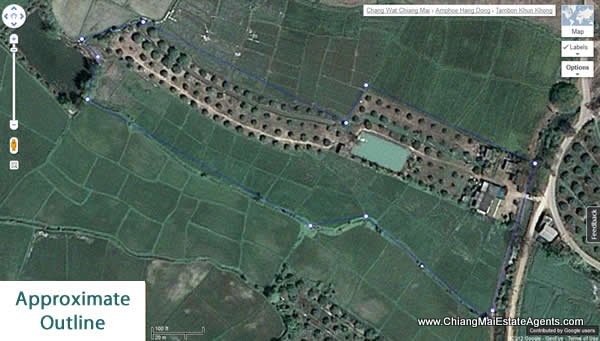 10 Rai of Land For Sale near Baan Tawai, Hang Dong