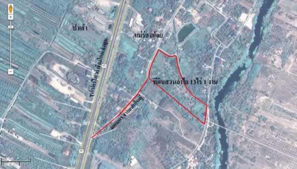 13 Rai of Land for Sale in Lamphun