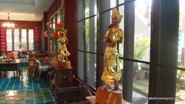 Traditional Lanna Style Home in Modern Moo Baan