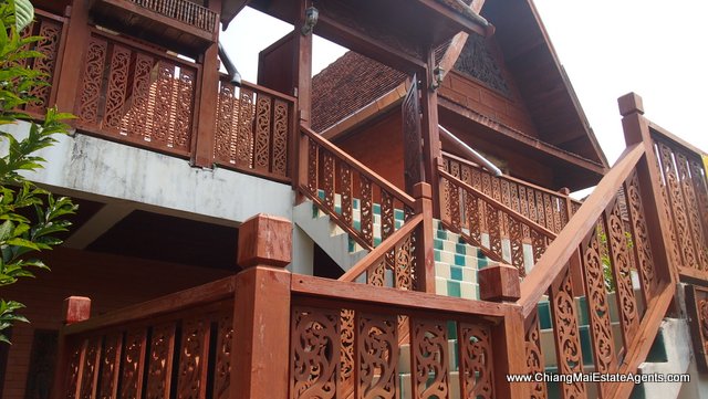 Traditional Lanna Style Home in Modern Moo Baan